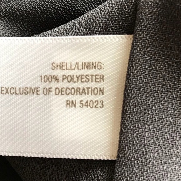 Old Navy Ruffle Front Lined Gray Tank Small - Picture 7 of 7